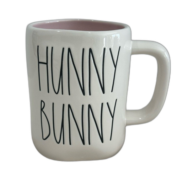 Rae Dunn Artisan Collection by Magenta “ Hunny Bunny “ Embossed Ceramic Mug. - Picture 1 of 10